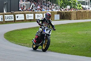 Off Road And Dirt Motorbike Prints: CJ14 2668 Morgan MIschler, Honda TransAlp Powered AFT