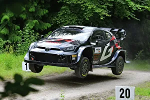 Rough Terrain Prints: CJ14 2957 Kalle Rovanpera, Toyota GR Yaris Rally 1 Hybrid