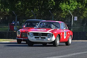Alfa B Pre 66 Alfa Touring Cars Prints: CJ14 5223 Richard Norris, Alfa Romeo Giulia Sprint GT