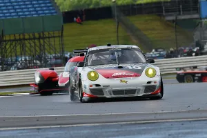 24th August 2024 Prints: CJ14_5536 John Cockerton, Kevin Clarke, Porsche 997 Grand AM.jpg