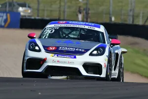 Samuel Harvey Prints: CJ14 5829 Samuel Harvey, Porsche 718 Cayman GT4 Clubsport, Xentek Motorsport
