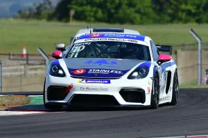 Samuel Harvey Prints: CJ14 5850 Samuel Harvey, Porsche 718 Cayman GT4 Clubsport, Xentek Motorsport