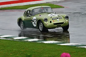 Prints of Anthony Binnington, MG A Twin Cam, Le Mans, Fordwater Trophy, a twenty five minute single driver race for production based GT and Sports cars that competed in the years 1955 to 1960 Goodwood Revival Prints: CJ14 7385 Anthony Binnington, MG A Twin Cam, Le Mans