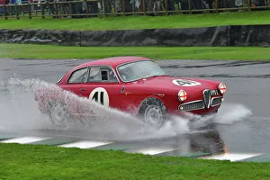 Rooster Tail Of Spray Prints: CJ14 7424 Andrew Lawley, Alfa Romeo Giulietta Sprint Veloce lightweight