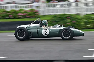 Rudi Friedrichs Prints: CJ14 7774 Rudi Friedrichs, Cooper-Climax T53 lowline