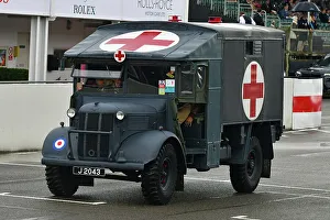 Military Vehicles Prints: CJ14 9726 Ayla Eddery, 1943, RAF Austin K2 Ambulance