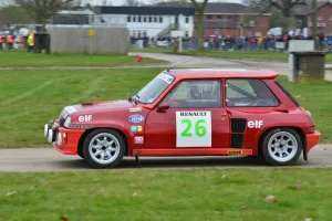Race Retro 2013 Prints: CJ3 0636 Andy Cooper, John Price, Renault 5 Maxi Turbo
