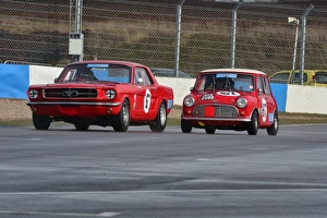 Warren Briggs Prints: CJ3 1142 Warren Briggs, Ford Mustang, Pete Morgan, Austin Mini