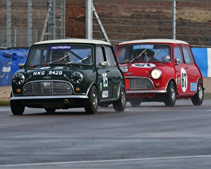 Roger Godfrey Prints: CJ3 1167 Roger Godfrey, Austin Cooper S, Pete Morgan, Austin Mini