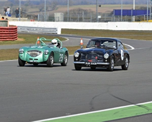 CJ3 2198 Martyn Corfield, Austin Healey 100-4, Kerry Wilson, Aston Martin DB2-4 MkI CJ3 2198 Martyn Corfield, Austin Healey 100-4, Kerry Wilson, Aston Martin DB2-4 MkI