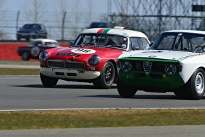 Paul Latimer Prints: CJ3 2518 Paul Latimer, MGB, Paul Chase-Gardener, Alfa Romeo