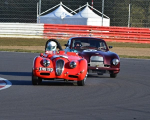 Chris Keith Lucas Prints: CJ3 3061 Chris Keith-Lucas, Jaguar XK 120, THS 120