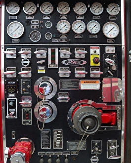 Colorado Prints: CJ3 3291 Fire Engine Control Panel