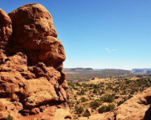 Scenic Views Prints: CJ3 3358 North Window, La Sal Mountains