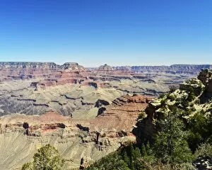 USA Collection: CJ3 3884 View from Rim Trail, Yaki Point