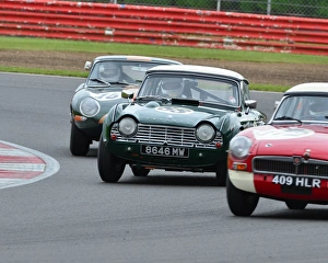 Guards Trophy For Gt Cars Prints: CJ3 6796 Andrew Somerville, Triumph TR4, 8646 MW