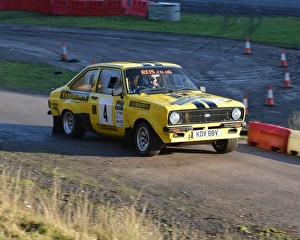 Chelmsford Car Club Prints: CJ5 2640 Pete Rayner, Stanley Graham, Ford Escort Mk2