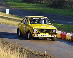 David Jones Prints: CJ5 2671 Jesse Crosse, David Jones, Ford Escort Mk2, WHW 965 T