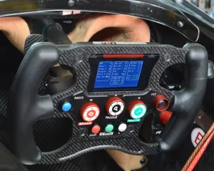 Formula E Test Day 19 08 2014 Prints: CJ5 5097 Steering wheel, Command centre