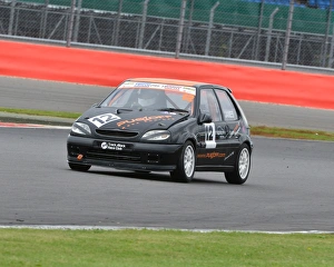 BRSCC Silverstone Summer Race Weekend 2015 Prints: CJ5 9976 Simon James, Citroen Saxo VTS