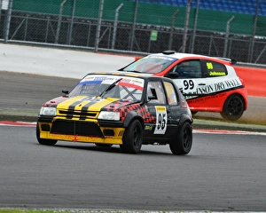 Racing Silverstone Prints: CJ5 9999 Andrew Mitchell, Peugeot 205 Gti