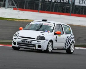 BRSCC Silverstone Summer Race Weekend 2015 Prints: CJ6 0022 Tony Hunter, Renault Clio