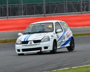 BRSCC Silverstone Summer Race Weekend 2015 Prints: CJ6 0044 Matthew Holtom, Renault Clio