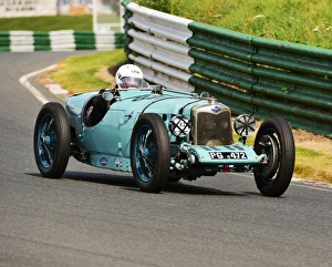 VSCC Bob Gerard Memorial Trophy Meeting Mallory Park Aug 2015 Prints: CJ6 0453 Clive Temple, Riley Brooklands