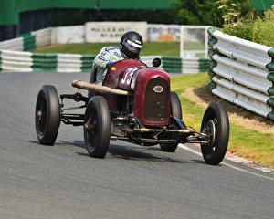 VSCC Bob Gerard Memorial Trophy Meeting Mallory Park Aug 2015 Prints: CJ6 0464 Nick Leston, Lovell Elkhart Sprint Racer