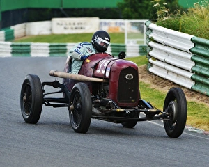 VSCC Bob Gerard Memorial Trophy Meeting Mallory Park Aug 2015 Prints: CJ6 0474 Nick Leston, Lovell Elkhart Sprint Racer