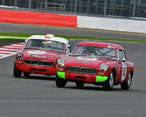Martin Whitlock Prints: CJ6 3024 Martin Whitlock, Matthew Slade, MG B, Jonathan Ostle, MG B, AEW 610 A
