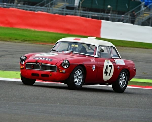 AMOC Racing Silverstone National, Saturday 10th October 2015 Prints: CJ6 3044 Jonathan Ostle, MG B