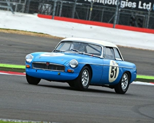 AMOC Racing Silverstone National, Saturday 10th October 2015 Prints: CJ6 3065 John Pearson, MG B