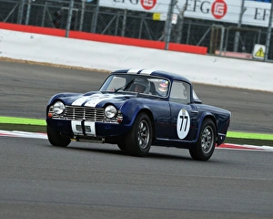 AMOC Racing Silverstone National, Saturday 10th October 2015 Prints: CJ6 3088 Pete Foster, Triumph TR4
