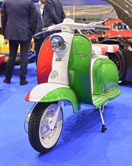 Car Show Prints: CJ6 4305 Lambretta Li 125