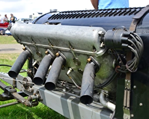 VSCC Shuttleworth And Nuffield Trophies Race Meeting And Classic Formula Ford Prints: CJ6 6147 Tom Walker, Amilcar-Hispano Special