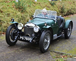 VSCC New Year Driving Tests, Brooklands, January 2017 Prints: CJ6 7002 Adrian Ducker, Riley Brooklands