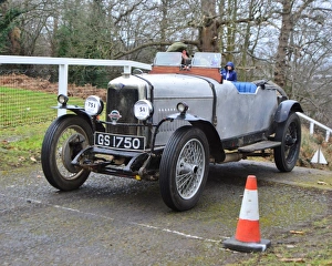 VSCC New Year Driving Tests, Brooklands, January 2017 Prints: CJ6 7018 Douglas Monro, Riley 9