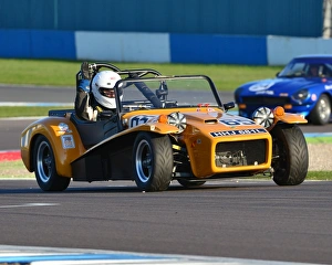 HSCC Season Opener, Donington Park, 8th April 2017 Prints: CJ6 7966 Stephen Cooke, Lotus Seven S4