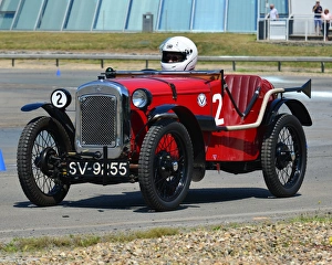 CJ6 8747 Miss Vicki Royston, Austin 7 Ulster replica