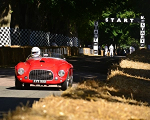 Sally Mason Styrron Prints: CJ6 8936 Sally Mason-Styrron, Ferrari 166 MM Barchetta