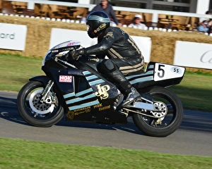 Motor Cycles Prints: CJ6 9317 Trevor Nation, Norton JPS Works Rotary NRS