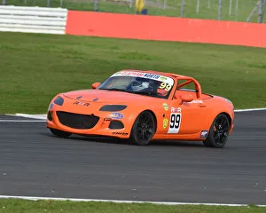 TCR UK Championship, Rounds 1 And 2, Silverstone, Sunday 1st April 2018 Prints: CJ7 1478 Nick Rutter, Mazda MX-5 Mk3