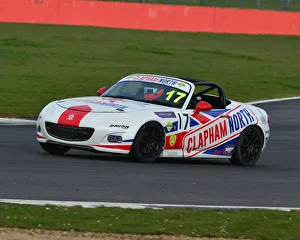 TCR UK Championship, Rounds 1 And 2, Silverstone, Sunday 1st April 2018 Prints: CJ7 1512 Nicholas Dunn, Mazda MX-5 Mk3