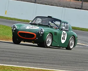 TCR UK Championship, Rounds 1 And 2, Silverstone, Sunday 1st April 2018 Prints: CJ7 1604 Ian Burford, Austin Healey Sebring Lumbertubs