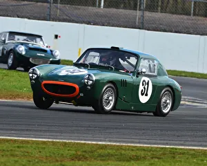 TCR UK Championship, Rounds 1 And 2, Silverstone, Sunday 1st April 2018 Prints: CJ7 1715 Ian Burford, Austin Healey Sebring Lumbertubs
