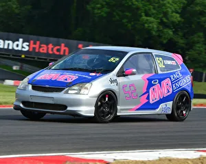 American SpeedFest VI, Brands Hatch, June 2018 Prints: CJ7 3618 Daniel Fisher, Honda Civic Type R