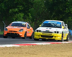 American SpeedFest VI, Brands Hatch, June 2018 Prints: CJ7 3620 Malcolm Wise, Ford Escort Cosworth, Adrian Matthews, Ford Puma