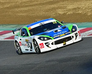 Tom Barley Prints: CJ7 6237 Simon Rudd, Tom Barley, Ginetta G55 GT4
