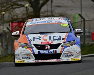 BTCC Championship, Launch Day, Brands Hatch, March 2019 Prints: CJ7 7582 Sam Tordoff, Honda Civic Type R